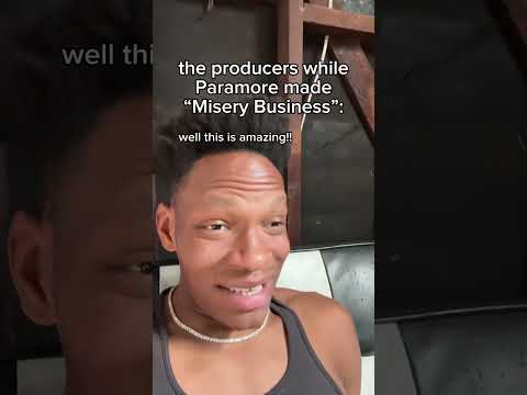 the producers while Paramore made “Misery Business” #relatable #paramore #producer