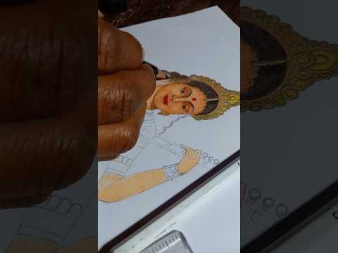 Maa Saraswati Drawing 🎨😊 | #shorts