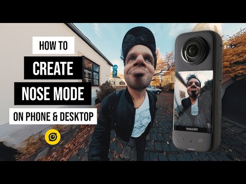 The Ultimate  NOSE MODE Tutorial | How to SHOOT w/ Insta360 X3 & EDIT on PHONE and DESKTOP | GabaVR