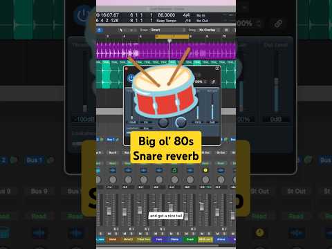 Fixing snare reverbs