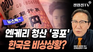 [뉴스픽] 엔케리 청산 '공포'...한국은 비상상황?