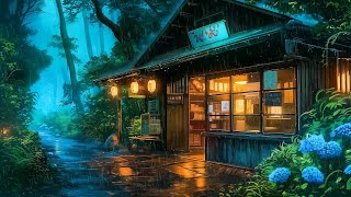 Japan’s Hidden Forest Café 🌧️ Pluviophile Lofi To Melt Your Worries Away 🌧️ Lofi Rain Playlist