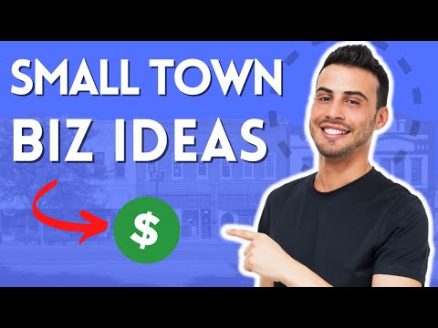 7 Profitable SMALL TOWN Business Ideas You Can Start To MAKE MONEY [2025]