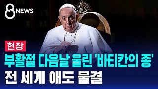 [현장] 바티칸 '깊은 슬픔'…전 세계 애도 물결 / SBS 8뉴스