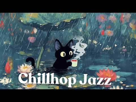 Lo-fi Jazz HipHop for Deep Focus & Relax ☂️ Midnight Rain / Chill Music BGM