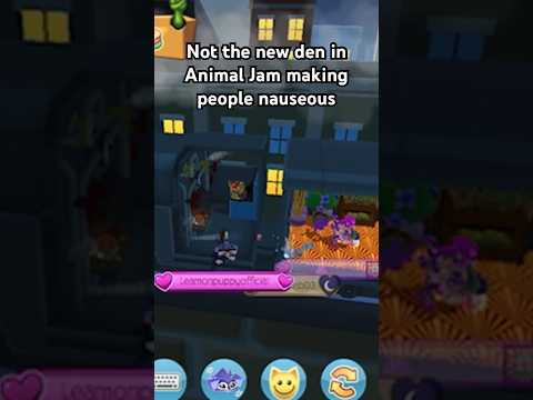 People keep telling me this den makes them dizzy and nauseous..  #aj #animaljam #ajpw