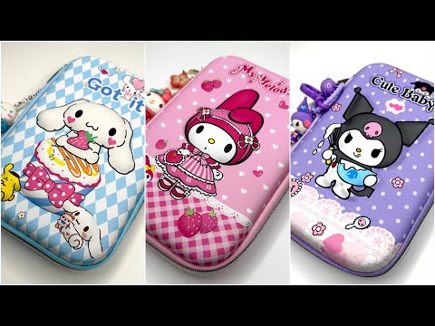 Filling Sanrio pencil case | KUROMI | MELODY | CINNAMOROLL | Paper sanrio