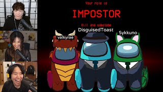 The Amigops Play Among Us 3D Together for the First Time | Toast, Valkyrae, Sykkuno, Pokimane & more