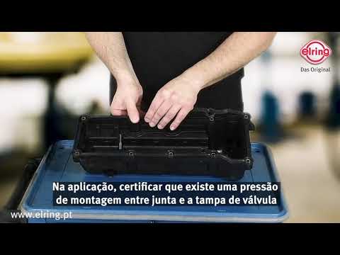 Elring Brasil - Aplicação junta de tampa de válvula 122.996 Ford Zetec Rocam
