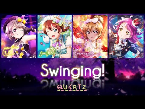 [FULL VER] QU4RTZ - Swinging! (Color Coded Kan/Rom/Eng Lyrics) Love Live!