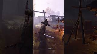 Aggressive Kill With Samurai Stealth Power Ghost in tsuhima #shorts #ghostoftsushima