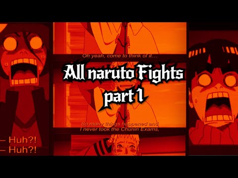 Naruto All fights compilation in chronological order - Part 1