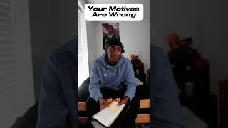 Check your motives #ChristianMotivation #HeartCheck #DoItForGod #FaithOverFame #ChristianMindset