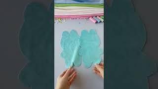 How To Sew A Plush Bunny 🖤 Super Easy Sewing Project #shorts #handmade