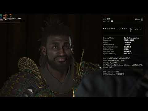 Assassin's Creed Shadows - RX 9070 - AMD 25.3.1 Driver - Windows 10 22H2