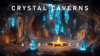 Crystal Caverns | Mystical Ambient Music with Cave Ambience