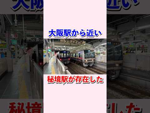 大阪駅から近い秘境駅が存在した#shorts #jr西日本 #秘境駅