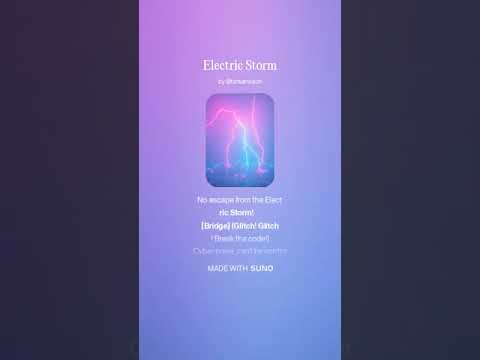 【Suno AI】Electric Storm【Music】