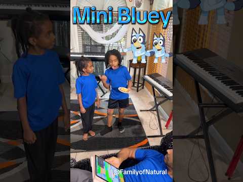 Bluey and Mini Bluey