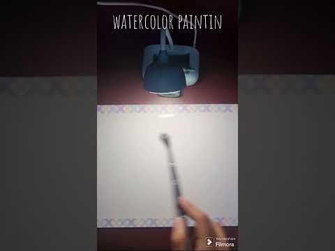 Aesthetic painting #art #artwork #watercolor #acrylic #paint  #painting #asmr #shorts #foryou