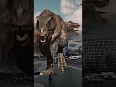 Tyrannosaurus T Rex chase! Part 390 #dinosaur #jurassicpark #dino #yt #triceratops #trex #dinosaurs