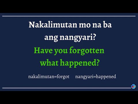 50 EASY ENGLISH-TAGALOG PHRASES FOR FILIPINO LEARNERS 2