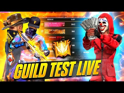 FF LIVE GUILD TEST ON LIVE #fflive