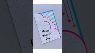 Women's Day Greeting Card ♀️👩‍❤️‍👩 #shorts #womensday #greetingcard #womensdaycard #trending