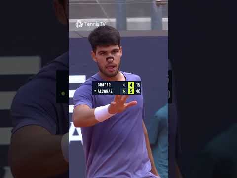 Alcaraz Gets Revenge Over Draper In Rome 🔥