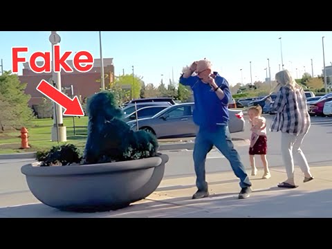 Bushman Jump Scare Prank! (GONE WRONG)