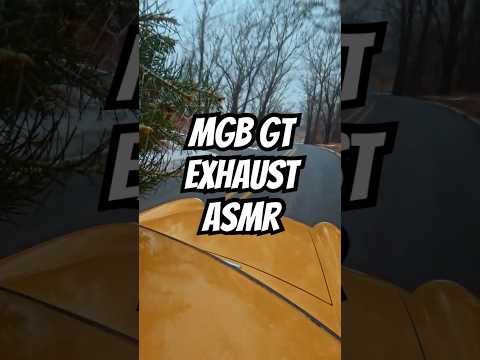 MGB GT Exhaust ASMR #classiccarsculture #christmastree #MGBGT