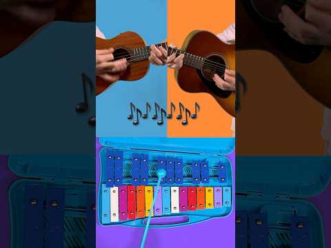 Let's Play the BLIPPI Theme Song with 🎸🪇  REAL INSTRUMENTS! #blippi #shorts