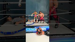 Aj attacked after winning jcw championship #yeet #wwe #wwefigures #cmpunk #ajstyles #romanreigns