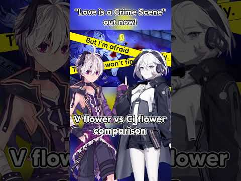 Vflower vs Ci flower new song comparison! #shorts