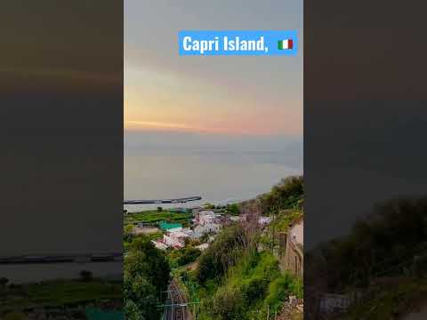 Breathtaking view from #capri island #italy #shorts