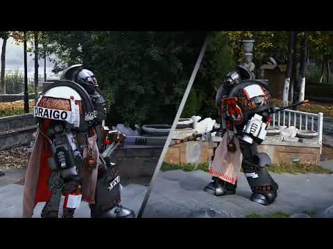 I Am The Hammer. I Am The Point of The Spears. Warhammer Grey Knights Cosplay Armor Show Time