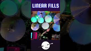 Linear fills to click 185bpm #lineardrumming #gospelchops #linearfills