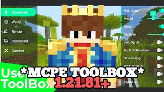 Download MCPE Toolbox 1.21.81 APK – Ultimate Mod Menu for Minecraft PE (2025 Update)