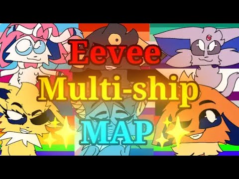 Eeveelution multiship map LGBTQ Pride Month Special