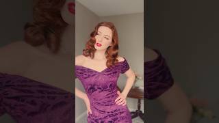 Retro cocktail party outfit 💜 #retrostyle #retrofashion #classystyle