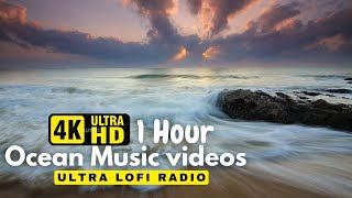 4K Ocean Video Ambience on a Tropical Island with Calm Soothing Waves 🐬 Paradise View Relaxation