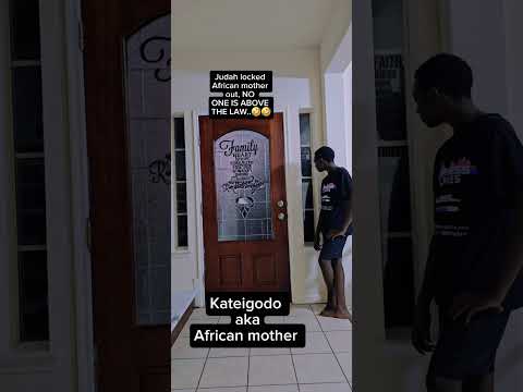 Judah locked African mother out.  No one is above the law.
