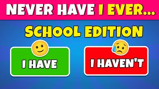 Never Have I Ever… School Edition ✅❌ Quiz Rainbow