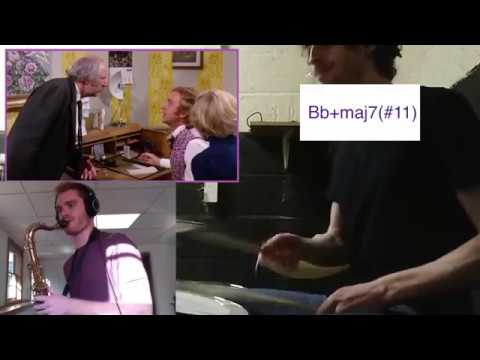 Willy Wonka on Saxophone and Drums and Fender Rhodes