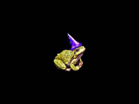 behold! wizard frog!