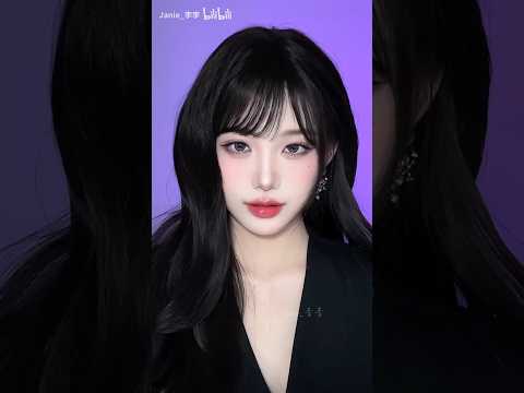 Wonyoung makeup transition 💄#wonyoung #kpop #makeup