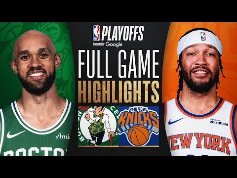 #1 CELTICS at #3 KNICKS | FULL GAME 4 HIGHLIGHTS | May 12, 2025