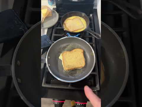 Making French toast and watching Harry Potter. #rv #campping #breakfast