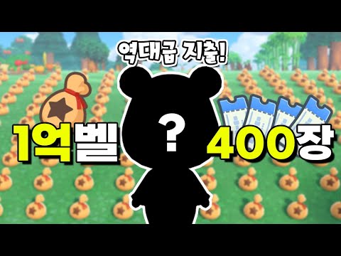 이 주민을 데려오기까지 1억벨, 마일티켓 400장 썼습니다💨 | 마일섬투어, 분양, 주민추천
