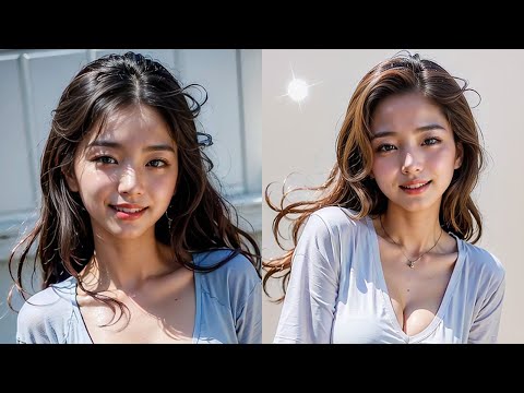 [4K] AI ART #girlfriends  | #pantless ONLY #tshirt 2